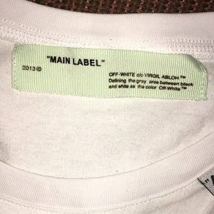Off-white shirt